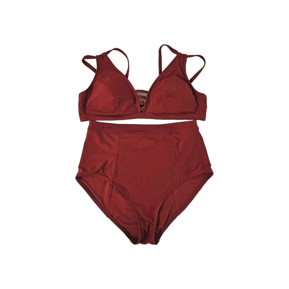 Bikini‎ set Adore Me 1X-Large bikini top / 1X-Large Bikini Bottoms Ruby Red - Picture 2 of 7